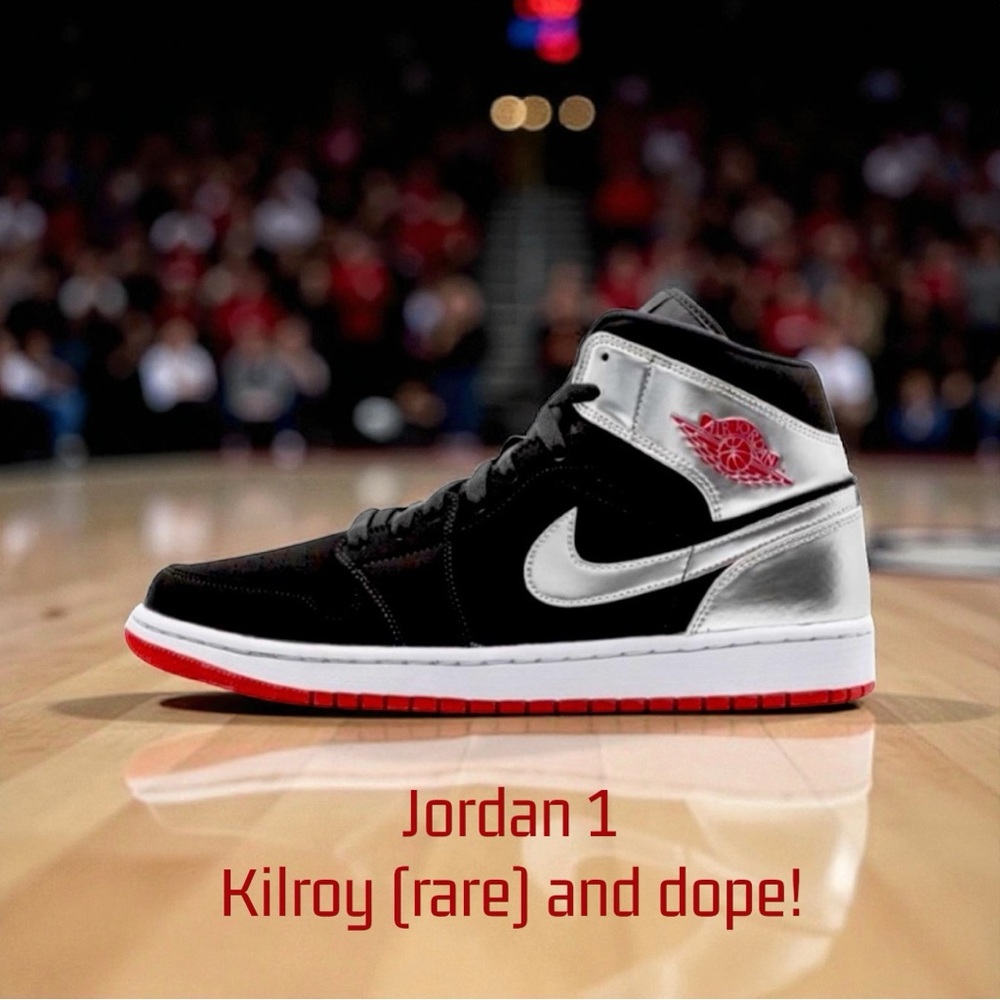 NWOT StockX Approved: Rare Nike Air Jordan 1 Kilroy - Picture 2 of 4